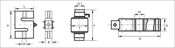 Sensor dimension of HP Digital Force Gauge Tester